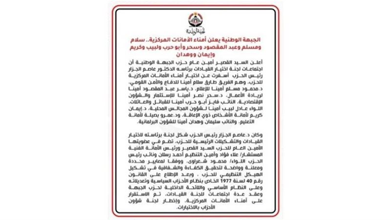 حزب الجبهة الوطنية