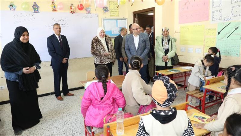 محافظ بنى سويف يتفقد