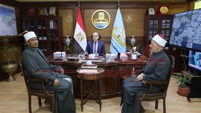 شهاوي يلتقي محافظ كفر الشيخ لدعوته لاحتفالية المنطقة باليوم السنوي للأزهر