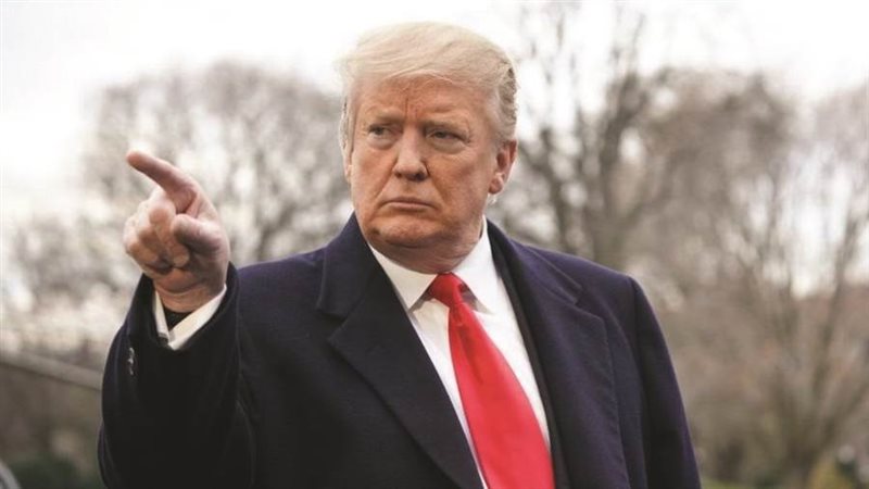 الرئيس الأمريكي دونالد