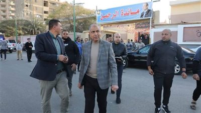 محافظ المنيا يشرف على مائدة الإفطار الرمضانية بكورنيش النيل