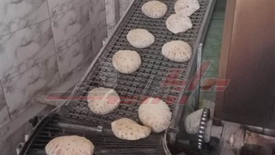 حملات تموينية مكبرة على مخابز كفر الشيخ