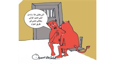 كاريكاتير رمضان .. كل يوم فنان .. الفنان أسامة بوصبا 