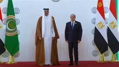 عاجل.. الرئيس السيسى يستقبل أمير قطر 