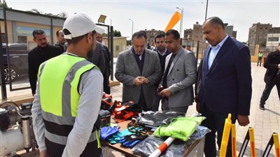 محافظ أسيوط يتفقد مركز تدريب السلامة والصحة المهنية بشركة مياه الشرب والصرف الصحي