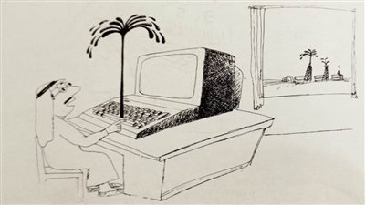 كاريكاتير رمضان .. كل يوم فنان .. الفنان نبيل السلمي 