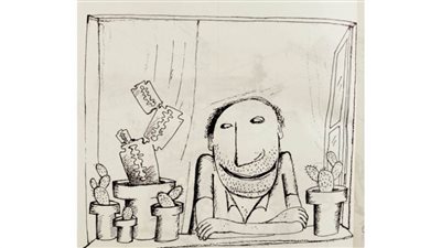 كاريكاتير رمضان .. كل يوم فنان .. الفنان نبيل السلمي 