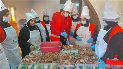 محافظ أسوان يتابع توزيع 500 وجبة للأسر بقرى الأحمدية والمنشية قبلي بكوم أمبو