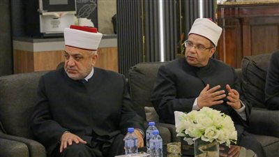 وزير الأوقاف الاردني وأمين المجلس الأعلى للشئون الإسلامية يلتقون بوفد جامعة جورج تاون 