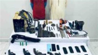 أجهزة الأمن تضبط 4 متهمين بتصنيع وترويج الأسلحة النارية 