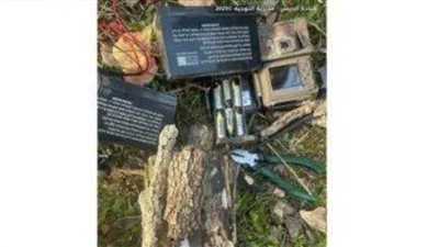 عاجل.. الجيش اللبناني يعثر  على جهاز تجسس اسرائيلي على شكل جذع شجرة