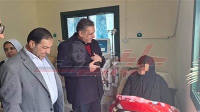 وكيل صحة كفر الشيخ يتفقد وحدة الغسيل الكلوي بمستشفى الرياض المركزي