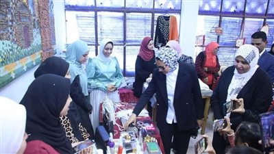 نائب محافظ الوادي الجديد تشهد افتتاح معرض 