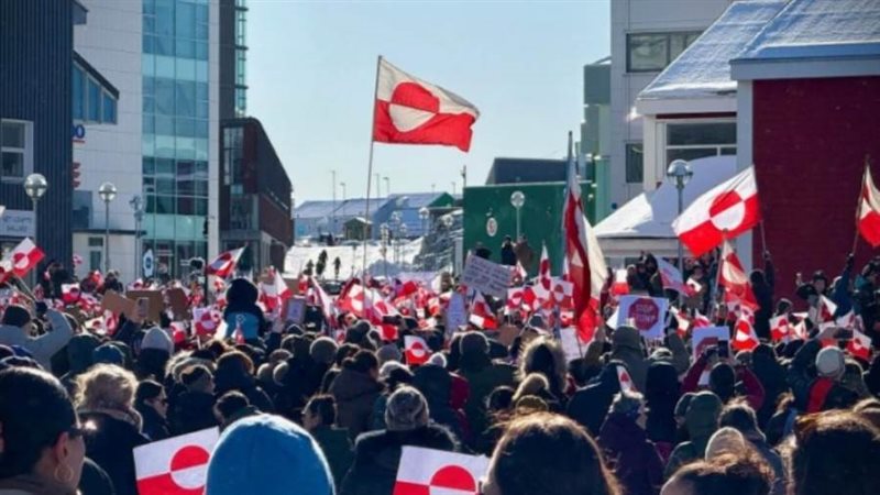 مظاهرات سكان جرينلاند