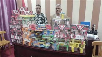 ضبط 6300 قطعة ألعاب نارية في حملة تموينية بسوهاج 