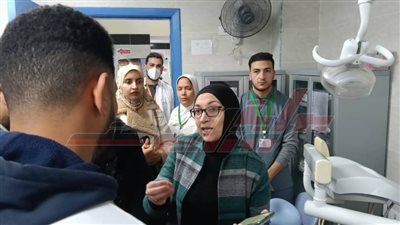 د. سمر عارف تتفقد الوحدة الصحية بغرب تيرة في كفر الشيخ