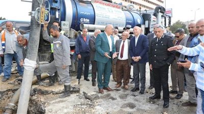 محافظ القاهرة: انتهاء إصلاح كسر ماسورة المياه بشارع بورسعيد وإعادة الشيء لأصله