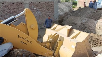 إزالة 16 حالة تعد بمركزي أسيوط والغنايم