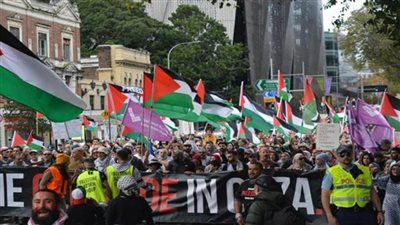 تظاهرة في أمستردام تنديدا باستئناف العدوان الإسرائيلي على غزة