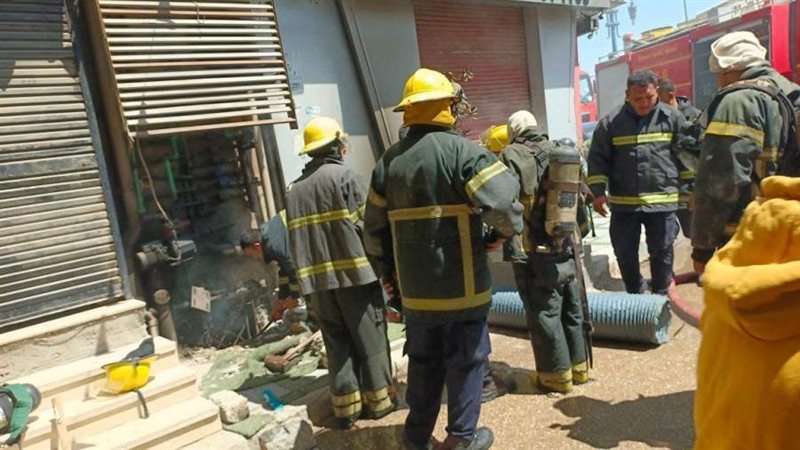 موقع الحريق