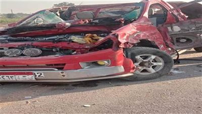   مصرع وإصابة 7 في تصادم سيارتين بأسوان