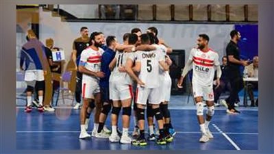 الزمالك يتحدى الاتحاد السكندري على برونزية دوري رجال الطائرة