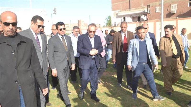 صبحي خلال الزيارة