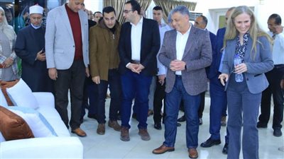 محافظ الإسماعيلية يتابع تطوير القرية الأوليمبية ويتفقد الغرف والأثاث الفندقي