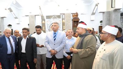 محافظ أسوان يتفقد التطوير ورفع الكفاءة والصيانة الشاملة بمسجد الحاج حسن بـ2 مليون