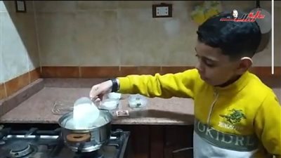 مطبخ الأبطال| مهلبية على طريقة مازن محمد سيد لاعب كرة قدم