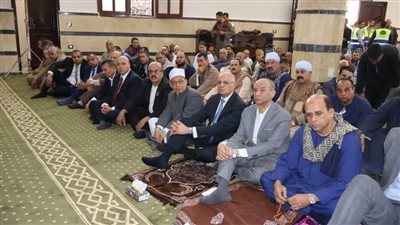 محافظ سوهاج يفتتح مسجد عبد الرحمن بن أبي بكر بطما