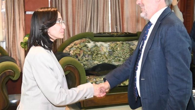 استقبال السفير الإيطالي