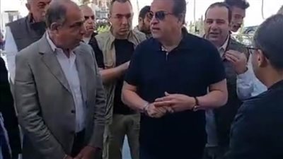 وزير الصحة ومحافظ المنيا يتفقدان مستشفى العدوة المركزي..  صور