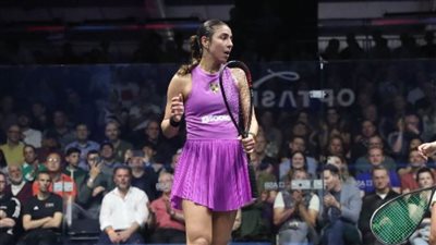 نجمة وادي دجلة هانيا الحمامي تتأهل إلى نصف نهائي بطولة أوبتاسيا للإسكواش