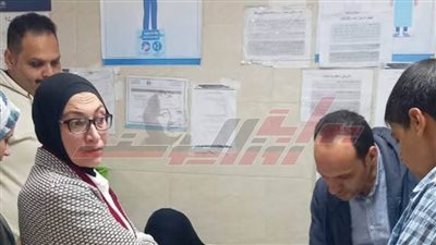 د. سمر عارف تتفقد مستشفى برج البرلس المركزي 