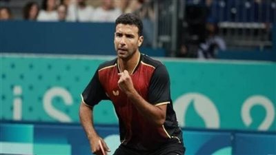 عمر عصر يودع جولة السلسلة العالمية لتنس الطاولة من الدور الأول