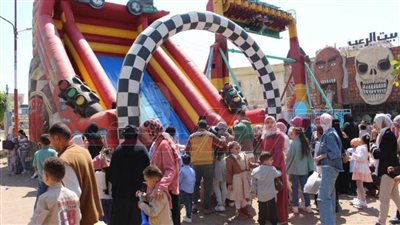 إقبال على حديقة صنعاء وحديقة الحيوان بكفر الشيخ لقضاء إجازة عيد الفطر