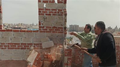 حملات مُكبرة لإيقاف أعمال البناء المخالف وإزالة التعديات بالإسكندرية