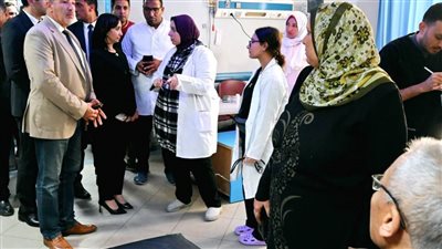 محافظ البحيرة تتابع سير العمل بالمعهد الطبي القومي وتشدد برفع مستوى الخدمات للمواطنين