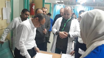 رئيس قطاع الطب العلاجي بوزارة الصحة يتفقد مستشفى إيتاي البارود المركزي