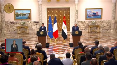 عاجل| نص كلمة الرئيس السيسي خلال المؤتمر الصحفي مع نظيره الفرنسي