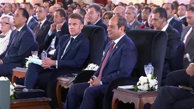 السيسي وماكرون يشهدان فعاليات منتدى رجال الأعمال المصري الفرنسي