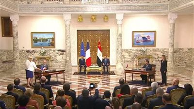 توقيع 9 اتفاقيات تمويل بين مصر والوكالة الفرنسية للتنمية بـ262 مليون يورو
