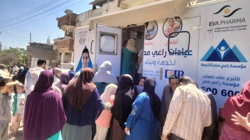 جانب من القوافل الطبية