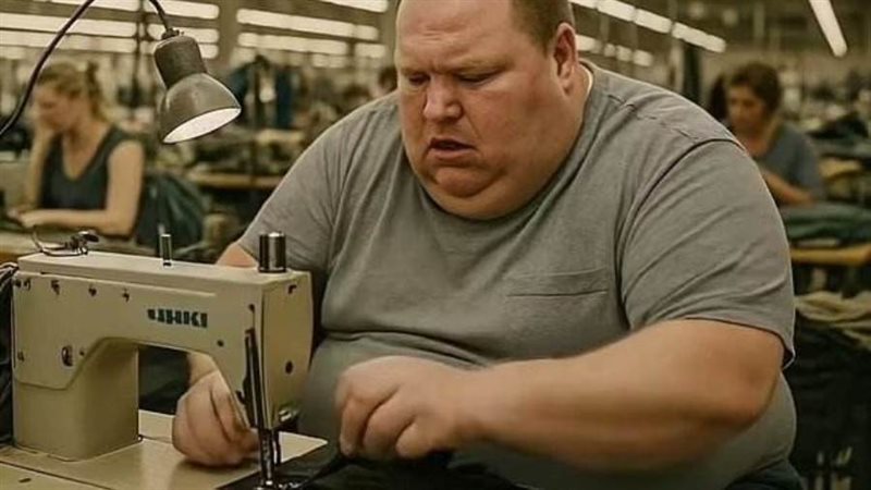 أمريكي يعمل خياطا