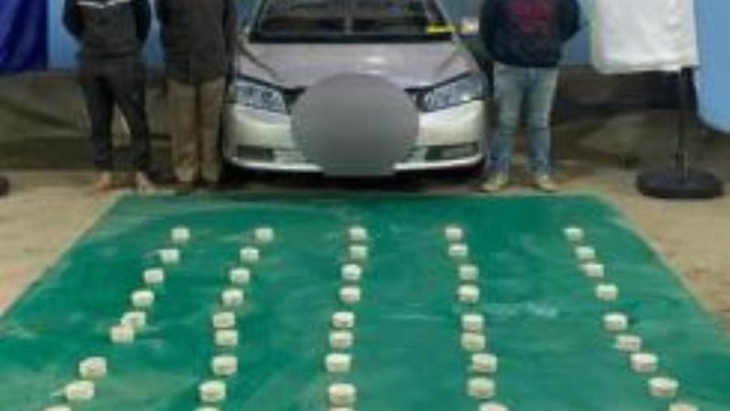 المتهمين والمضبوطات