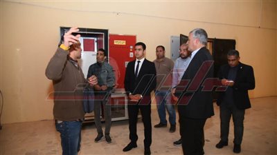 نائب محافظ مطروح يتفقد مركز التدريب المهني ومصنع التغذية المدرسية بمدينة مرسى مطروح