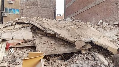النيابة تباشر التحقيقات في انهيار عقار بأسيوط