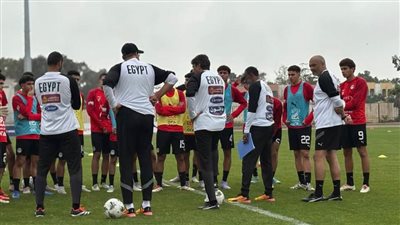 تدريبات قوية للمنتخب الوطنى تحت 17 عاما قبل مواجهة أنجولا
