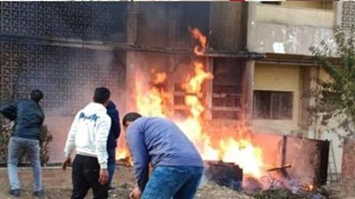 السيطرة على حريق بمصنع البوتاجاز بالكاجوج بأسوان